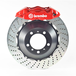 TESLA MODEL X (WITH DUAL REAR CALIPERS) (EXCLUDING PLAID) 2016-2018 Tył - Brembo GT - 2P18503A