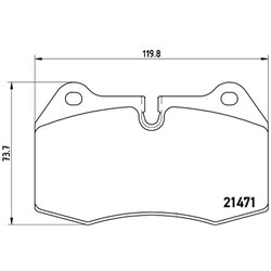 Klocki Brembo - P 06 018
