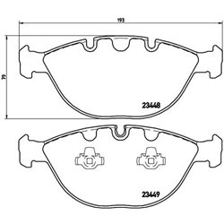 Klocki Brembo - P 06 028