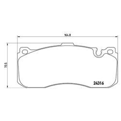 Klocki Brembo - P 06 041