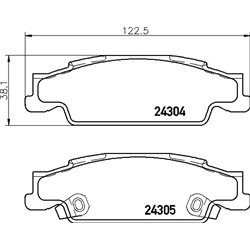 Klocki Brembo - P 09 007