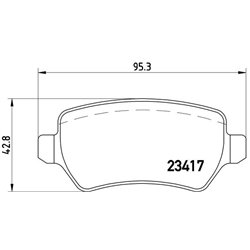 Klocki Brembo - P 10 013