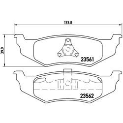 Klocki Brembo - P 11 010