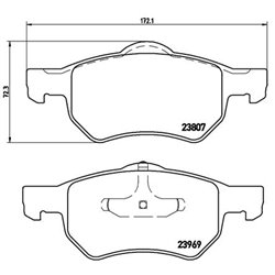 Klocki Brembo - P 11 013