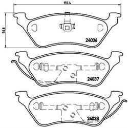 Klocki Brembo - P 11 014