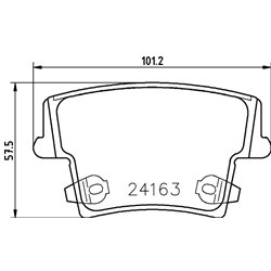 Klocki Brembo - P 11 018