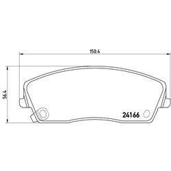 Klocki Brembo - P 11 019