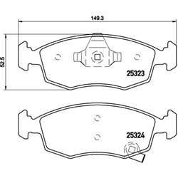 Klocki Brembo - P 11 031
