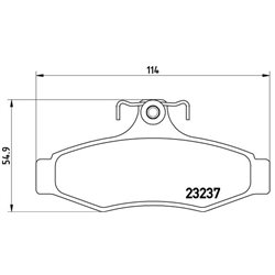 Klocki Brembo - P 15 005