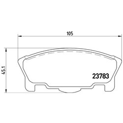 Klocki Brembo - P 16 014