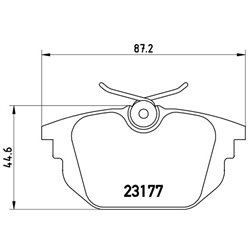 Klocki Brembo - P 23 026