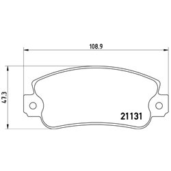 Klocki Brembo - P 23 029