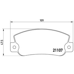 Klocki Brembo - P 23 032