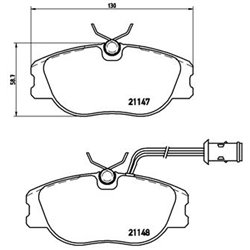 Klocki Brembo - P 23 041