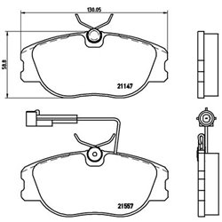 Klocki Brembo - P 23 043
