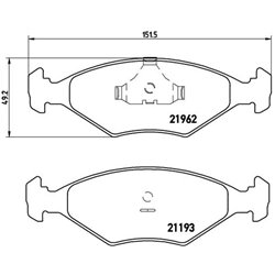 Klocki Brembo - P 23 055