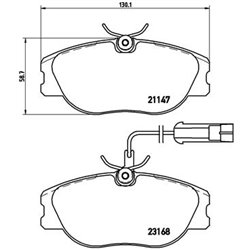 Klocki Brembo - P 23 066