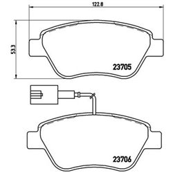 Klocki Brembo - P 23 085