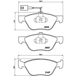 Klocki Brembo - P 23 112