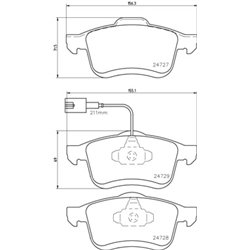 Klocki Brembo - P 23 130