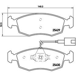 Klocki Brembo - P 23 138