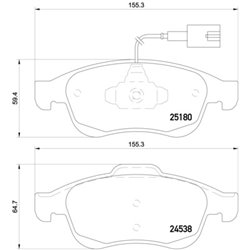 Klocki Brembo - P 23 148