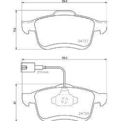 Klocki Brembo - P 23 163
