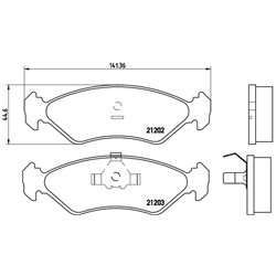 Klocki Brembo - P 24 028