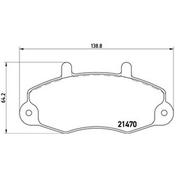 Klocki Brembo - P 24 032