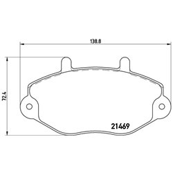 Klocki Brembo - P 24 033