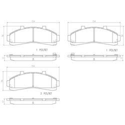 Klocki Brembo - P 24 041