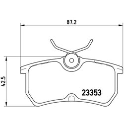Klocki Brembo - P 24 047