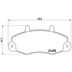 Klocki Brembo - P 24 049