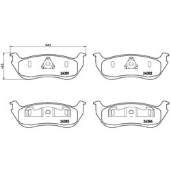 Klocki Brembo - P 24 068