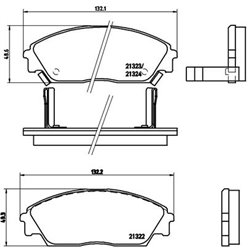 Klocki Brembo - P 28 016