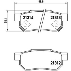 Klocki Brembo - P 28 017