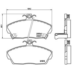 Klocki Brembo