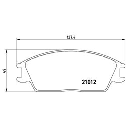 Klocki Brembo - P 30 001