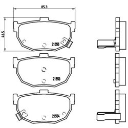 Klocki Brembo - P 30 003