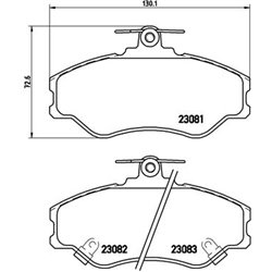 Klocki Brembo - P 30 005