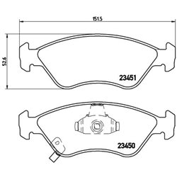 Klocki Brembo - P 30 007