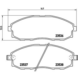 Klocki Brembo - P 30 010