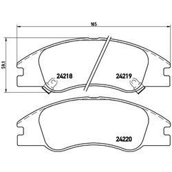 Klocki Brembo - P 30 042