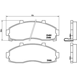 Klocki Brembo - P 30 044