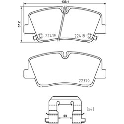 Klocki Brembo - P 30 089