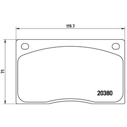 Klocki Brembo - P 36 003