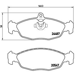 Klocki Brembo