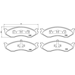 Klocki Brembo - P 37 004