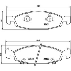 Klocki Brembo - P 37 005