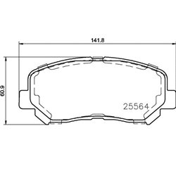 Klocki Brembo - P 37 019